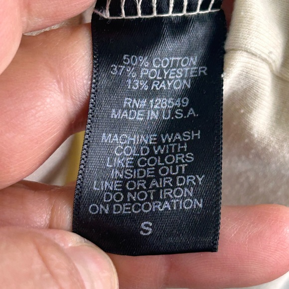 Aviator Nation NINJA PULLOVER HOODIE - VINTAGE WHITE size small - Picture 7 of 8